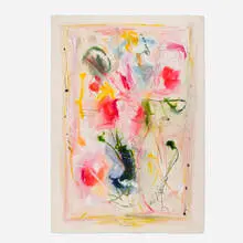 Lamar Briggs, Como Garden, watercolor and acrylic on Arches