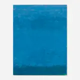 James Lechay, Composition in Blue, gouache on paper