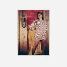 Charles Searles, Woman and Masks, c-print