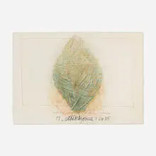 Robert Stackhouse, Mountain Climber (Preliminary drawing for On the Beach Again), 1985, watercolor and charcoal on paper