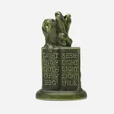 Rowfant Club candlestick by Frank N. Wilcox for Cowan Pottery, sold Dec 2025