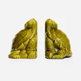 Production Oscar the Tortoise bookends model 118, pair by Julian Bechtold for Kenton Hills Porcelain, sold Oct 2025