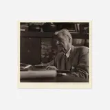Frank Lloyd Wright, The Story of the Tower with photograph, bound printed paper, vintage gelatin silver print