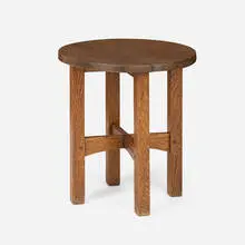 Gustav Stickley, Tabouret, model 601, c. 1910, oak
