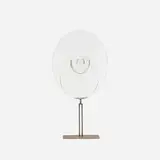 Livio Seguso, Untitled, 1980, glass, stainless steel