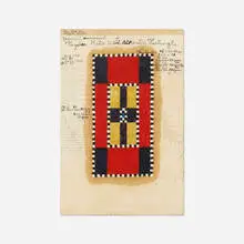 Alfred Jensen, Acroatic Rectangle (Diagram), ink and oil on paper