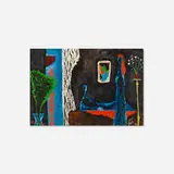 Yohanan Simon, Interior, 1963, oil on linen