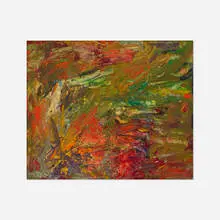 Stephen Pace, Untitled, 1961, oil on canvas mounted to cardstock