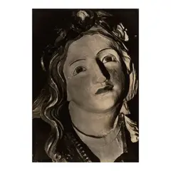 Walker Evans, Ship's Prow Figurehead Detail (possibly New Bedford, Massachusetts), 1931, Gelatin silver print, possibly printed later; the Lunn Gallery stamp