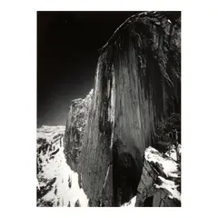 Monolith, Face of Half Dome (from 'Portfolio Three: Yosemite Valley') by Ansel Adams, 1927, Gelatin silver print, sold Jul 2026