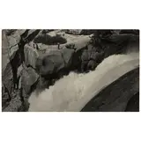 Ansel Adams, Nevada Fall, Yosemite National Park (Curry Company Commission), c. 1930s, Gelatin silver print; the photographer's 'Photographed in Yosemite by Ansel Adams' stamp on the reverse