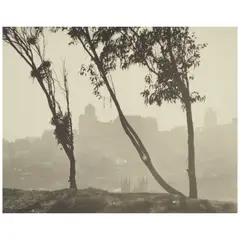 William E. Dassonville, San Francisco from Telegraph Hill, c. 1920s, Gelatin silver print on Dassonville Charcoal Black paper; the photographer's estate stamp on the reverse