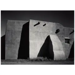 Morley Baer, 'Mission Wall, San Ildefonso, New Mexico', 1973, Gelatin silver print; mounted