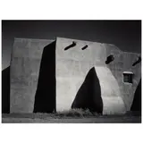 Morley Baer, 'Mission Wall, San Ildefonso, New Mexico', 1973, Gelatin silver print; mounted