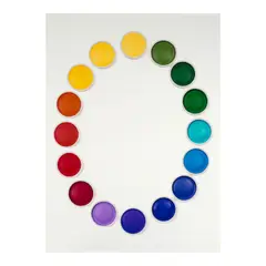Large Oval (from 'Concrete Color') by Sarah Charlesworth, 2006, Laminated silver dye bleach print; the artist's blindstamp, offered Jul 2026