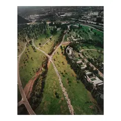 Michael Light, 'Two Burials and a Utility Corridor, Forest Lawn Hollywood Hills, Los Angeles, CA', 2007, Pigment print
