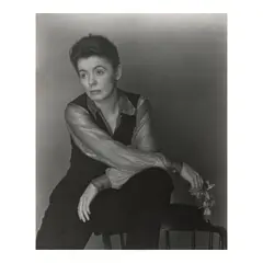 Edward Weston, Buffie Johnson, Painter, c. 1942, Gelatin silver print; signed in pencil in the margin and with annotation 'Buffie at 30/#2' in pencil on the reverse