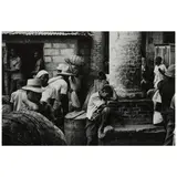 Burk Uzzle, Boy in Market Crowd, Port-Au-Prince, Haiti, 1974, Gelatin silver print