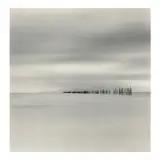 Michael Kenna, 'Fishing Posts, Biwa Lake, Honsha, Japan'