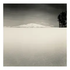 Michael Kenna, 'Mt. Kaibetsu, Koshimizu, Hokkaido, Japan', 2004, Sepia-toned gelatin silver print; mounted