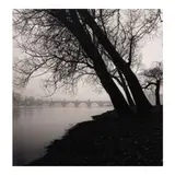 Michael Kenna, 'Charles Bridge, Study 7, Prague, Czech Republic', 1996, Sepia-toned gelatin silver print; mounted