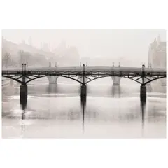Michael Kenna, 'Pont des Arts, du Carrousel et Royale, Paris, France', 1992, Sepia-toned gelatin silver print
