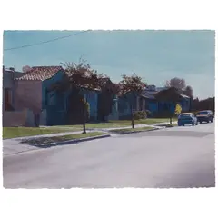 Robert Bechtle, House on Clay Street, 2008, watercolor and graphite on paper