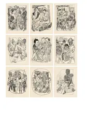 Berliner Reise by Max Beckmann, 1922, 10 Lithographien, jeweils auf Velin, und die originale Halbleinen-Mappe mit Lithographie auf dem Mappendeckel, sold Nov 2015