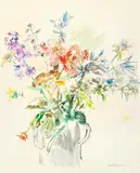 Oskar Kokoschka, Blumenstilleben