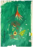 Sigmar Polke, Ohne Titel, 1979, Gouache, teils als Schablonenmalerei, auf Papier