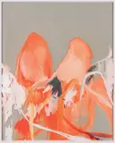 Michael Müller, Yet each man kills the thing he loves, By each let this be heard, Some do it with a bitter look, Some with a flattering word. The coward does it with a kiss, The brave man with a sword!, aus der Serie, 2020, Acryl, Gesso und Lack auf belgischem Leinen und Glas