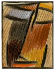 Alexej von Jawlensky, Meditation, 1935, Öl auf leinenstrukturiertem Karton, auf Karton aufgezogen