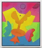 Aleš Lamr, Swallower, 2004, oil on canvas