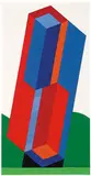 Victor Vasarely, Untitled, 1978, Paper collage on panel