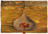 Krystyna Wojtyna-Drouet, Fruit, c. 1960, Woven wool tapestry