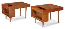 Side tables (2) by Milo Baughman, c. 1950, Glenn of California, sold May 2016