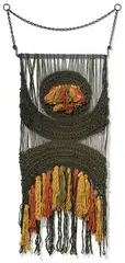Valsta Novakova, King & Queen (2), c. 1960, Woven wool wall hanging