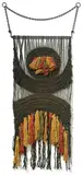 Valsta Novakova, King & Queen (2), c. 1960, Woven wool wall hanging
