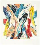 Charles Arnoldi, Untitled, 1991, Color lithograph on paper
