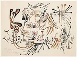 Wolfgang Paalen, Paysage Musical, 1947, Gouache on paper