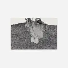 Art Hansen, Untitled (Shovel and Watering Can), 1970, ink on paper