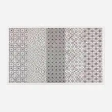 Nancy Blum, Pattern Field A, 2000, graphite and ink on five sheets of paper mounted to Bristol board