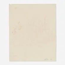 Charles Gaines, Animal # 4 (Working Drawing for Numbers and Trees), 1985, ink on paper