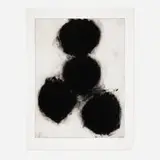 Donald Sultan, Pomegranates III, 1990, etching and aquatint on Somerset