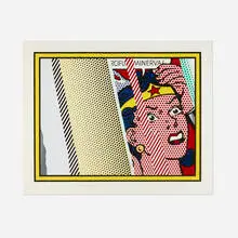 Roy Lichtenstein, Reflections on Minerva (from the Reflections series), 1990, lithograph, screenprint and relief print in colors, metalized PVC collage and embossing on Somerset