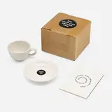 Marlene McCarty, Election Year Coffee, set of two, 1992, ceramic, printed sticker