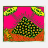 Keith Haring, Untitled (from the Fertility Suite), 1983, screenprint in colors