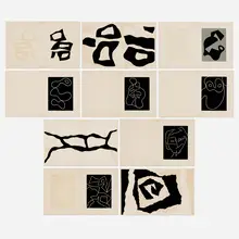 Jean Arp, Dreams and Projects, 1951-52, woodcut on Arches