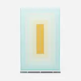 Richard Anuszkiewicz, Untitled, 1972, oil on wood board, Lucite