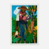 Romare Bearden, The Lantern, 1979, lithograph in colors